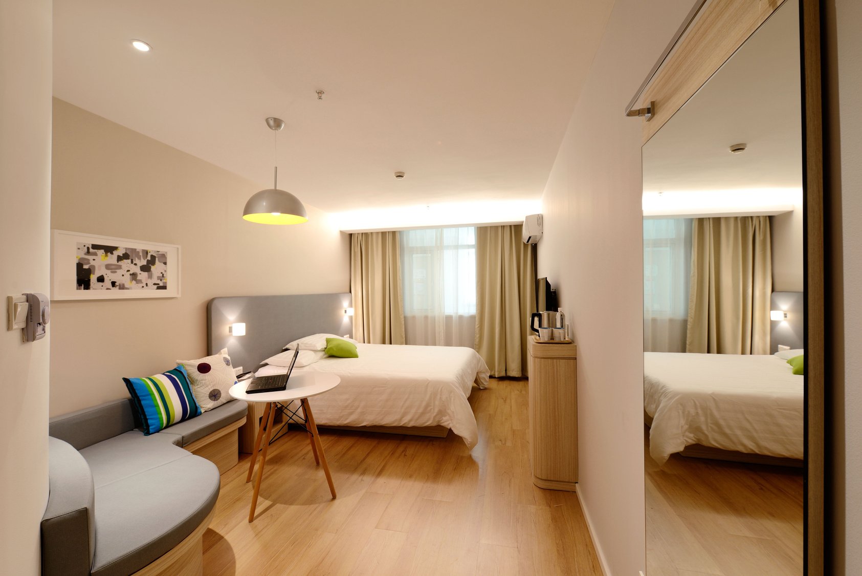 Modern Hotel Bedroom Interior